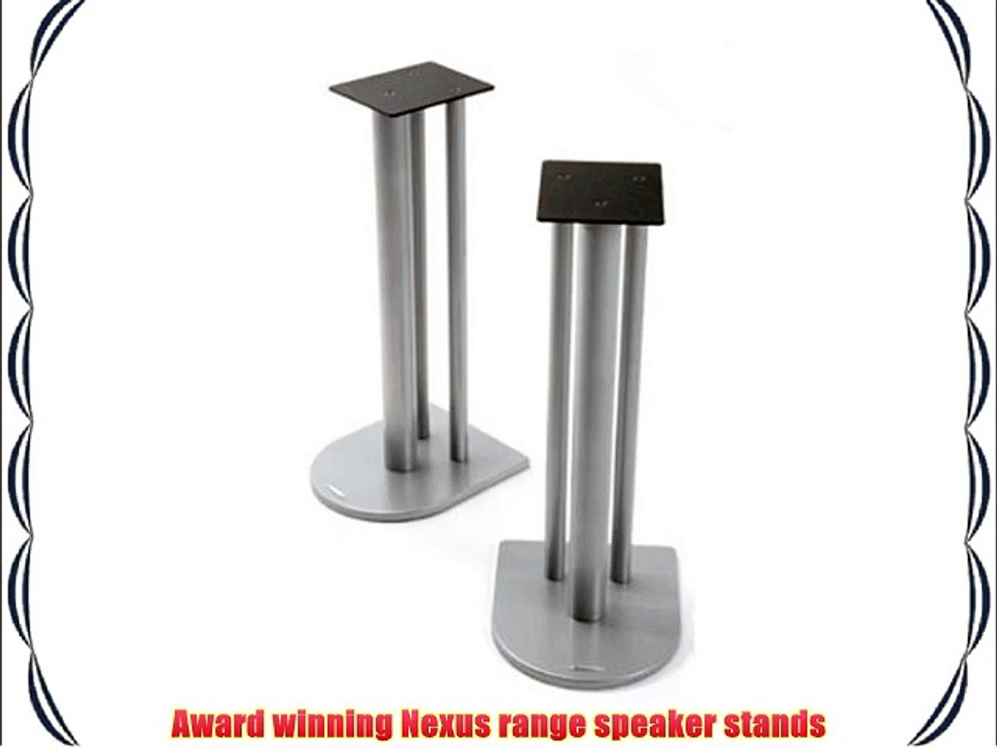 Atacama Nexus Speaker Stands In Silver 600m Video Dailymotion