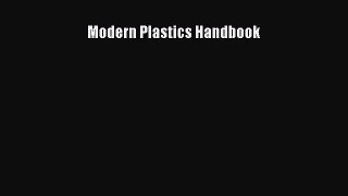 PDF Download Modern Plastics Handbook PDF Full Ebook