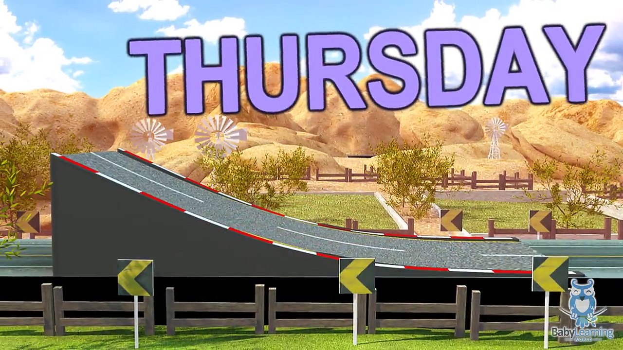 Learn the Days of the Week with Lightning McQueen from CARS