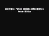 PDF Download Centrifugal Pumps: Design and Application Second Edition PDF Online
