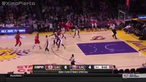 Larry Nance Jr Scores for Clippers | Clippers vs Lakers | December 25, 2015 | NBA 2015-16 Season