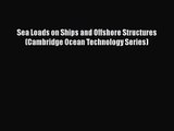 PDF Download Sea Loads on Ships and Offshore Structures (Cambridge Ocean Technology Series)