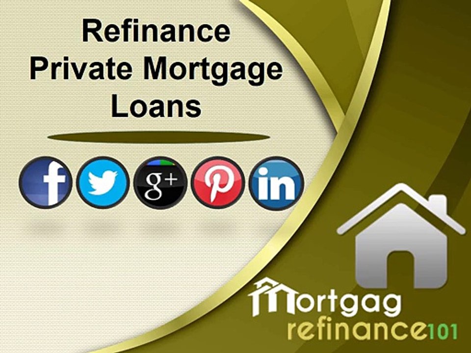 How to refinance private mortgage loans with bad credit