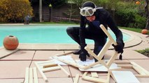Construire un meuble sous l'eau (Le Grand JD) #humour #étrange expérience
