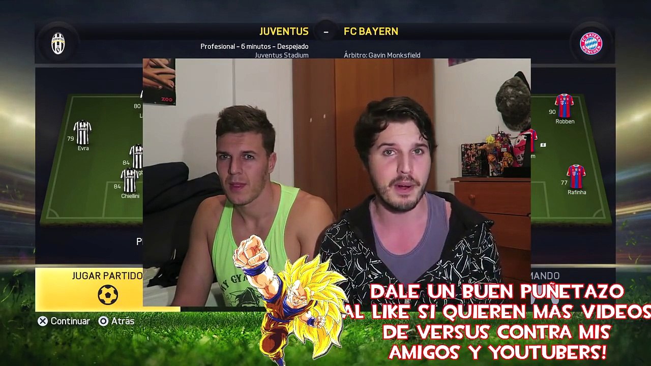 RAFYTA VS HERMANO SUPER SAIYAJIN ! - DUELO DE HERMANOS - EL PARTIDO SAIYAN - FIFA 15