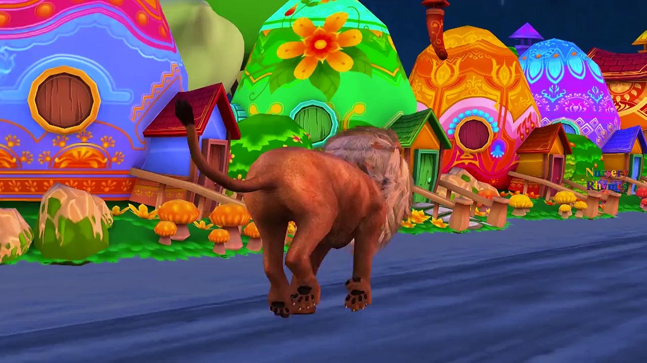 Jaguar Singing Finger Family | Row Row Row Your Boat By Tiger Cartoons | Children Nursery Rhymes