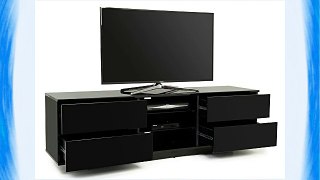 Centurion Avitus Premium High Gloss Black with 4-Black Drawers