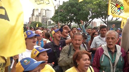 Opposition Supporters Demonstrate to Back New National Assembly