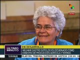 Venezuela: Emma Ortega, nueva ministra de Agricultura Urbana