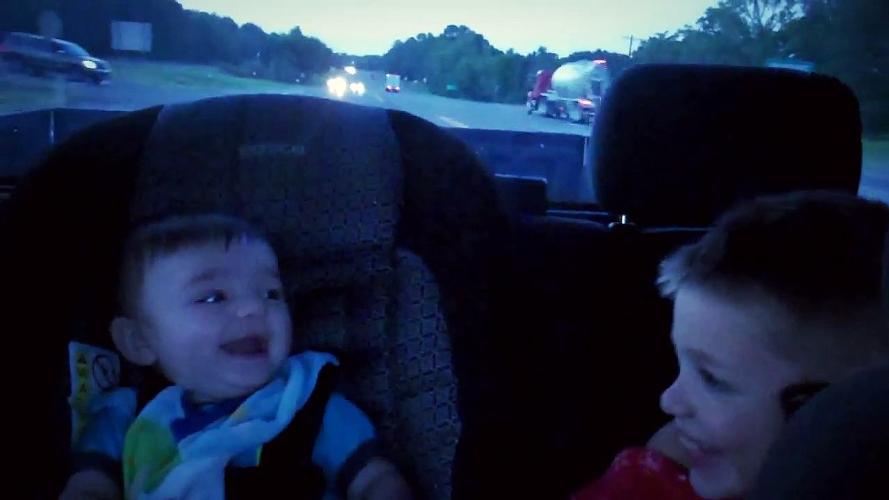 baby laughs funny