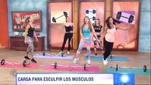 Ximena Córdoba headlight on ¡Despierta América! 5 19 15 part 2
