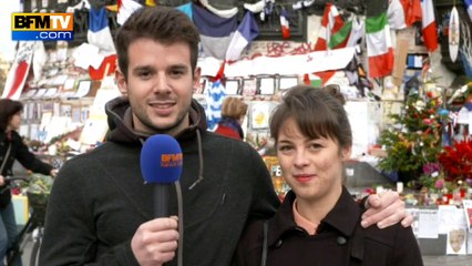 Tải video: Un an après les attentats contre Charlie Hebdo, le message des Parisiens