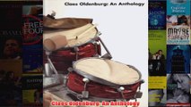 Claes Oldenburg An Anthology
