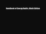 PDF Download Handbook of Energy Audits Ninth Edition Download Full Ebook