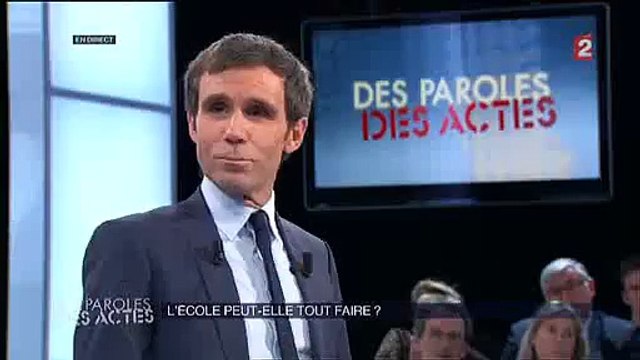 Une invitée de Des paroles et des actes s'en prend à David Pujadas en direct - Regardez
