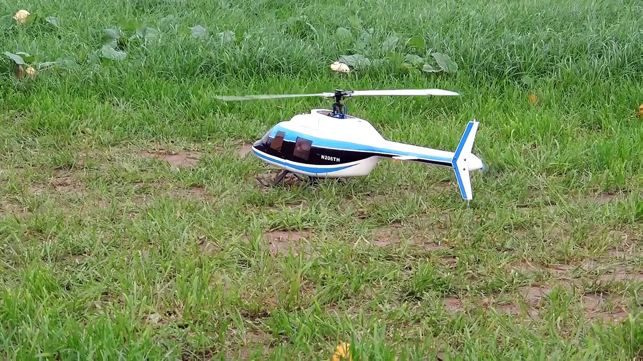 BELL 206 JETRANGER RC FUNSCALE FUN FLIGHT SCALE MODEL HELICOPTER 450 SIZE