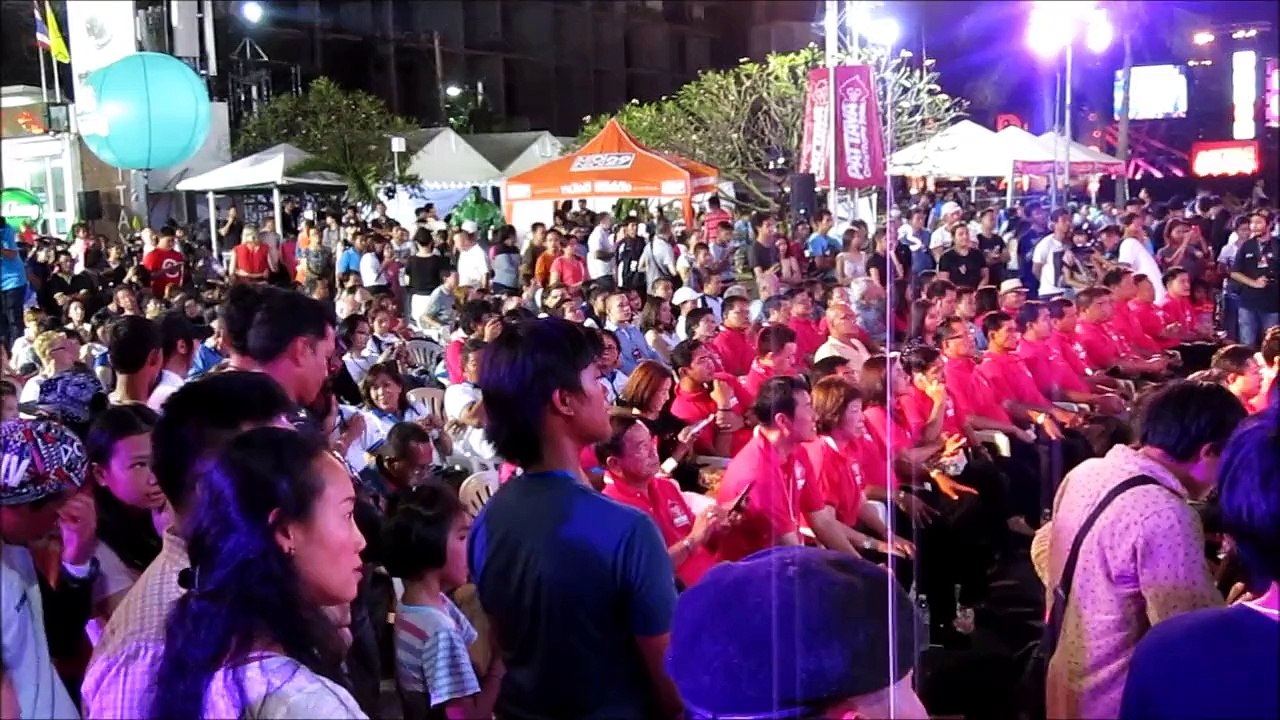 Opening the festival celebrating the New Year 2016 in Pattaya THAILAND