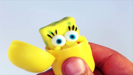 Play Doh & Kinder Surprise egg Stop Motion animation - Peppa Pig Tom & jerry Spongebob Frozen