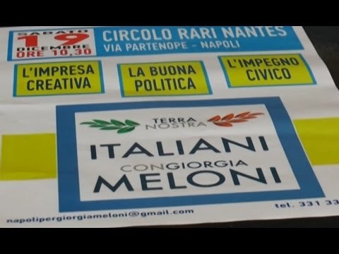 Napoli - Terra Nostra Italiani con Giorgia Meloni (19.12.15)