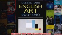 English Art 18701940 Oxford Paperbacks