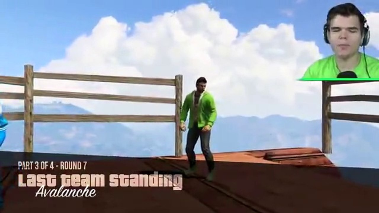 GTA 5 FUNNY MOMENTS-LAST TEAM STANDING ROUND-1