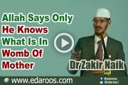 Allah Says Only He Knows What Is In Womb Of Mother - Dr Zakir Naik