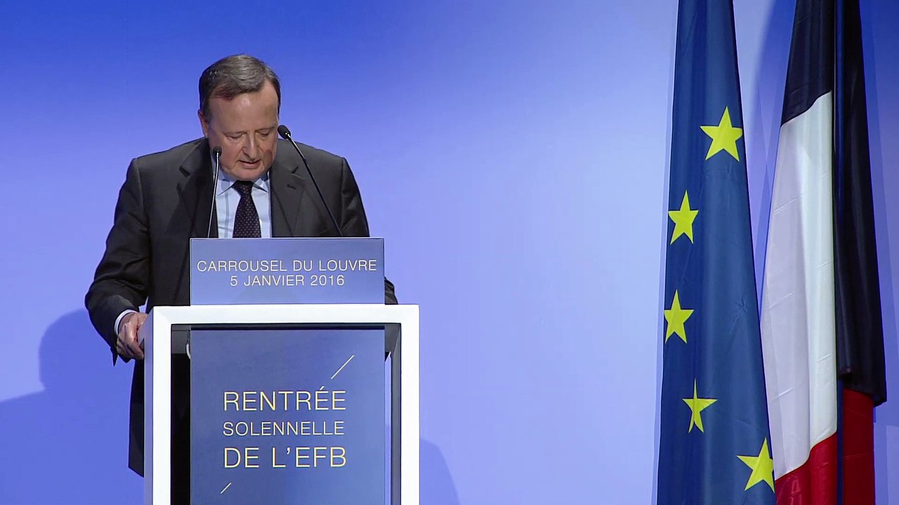 Rentrée de l’EFB 2016 - Discours du président Guido RAIMONDI, parrain de la promotion 2016-2017