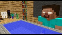 Monster School: Swimming - Minecraft Animation