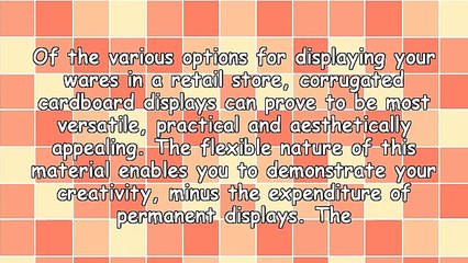 The Best Features of Corrugated Cardboard Displays