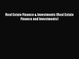 [PDF Download] Real Estate Finance & Investments (Real Estate Finance and Investments) [PDF]