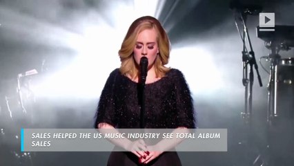 Adele bucks the streaming trend by selling most music on CDs