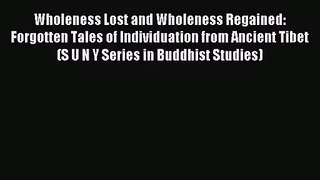 [PDF Download] Wholeness Lost and Wholeness Regained: Forgotten Tales of Individuation from