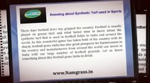Knowing about Synthetic Turf used in Sports