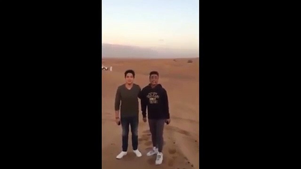 Nagtatatalon si Alden sa Dubai Dessert