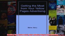 Getting the Most from Your Yellow Pages Advertising