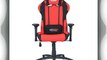 GT OMEGA PRO RACING OFFICE CHAIR RED AND BLACK FABRIC