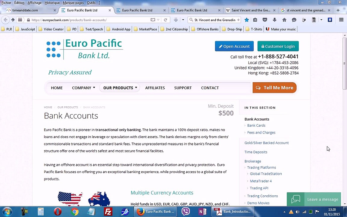 Euro Pacific Bank Offshore Account With Card - Open A Bank Account From Home And Manage It Online