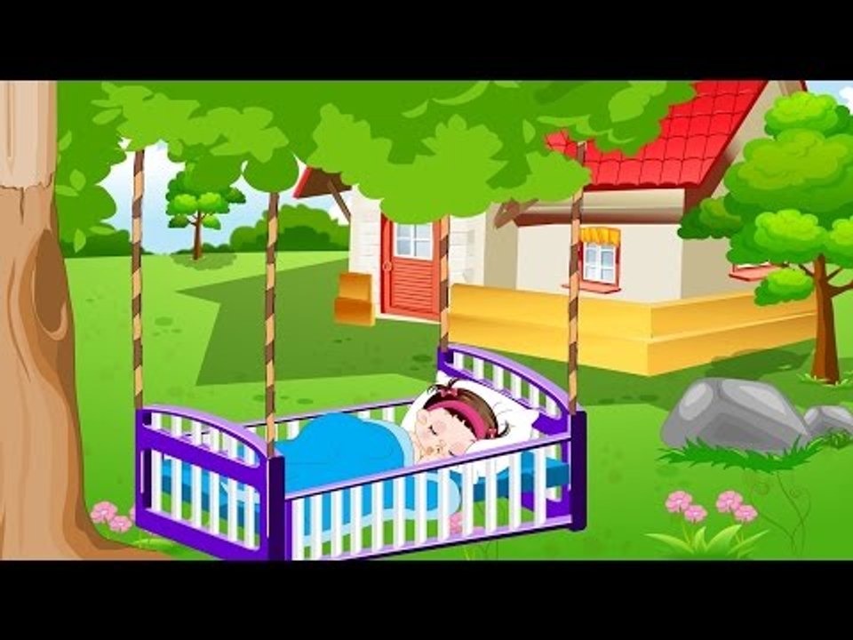 Rock A Bye Baby | Cartoon Animation Nursery Rhyme Songs for Children