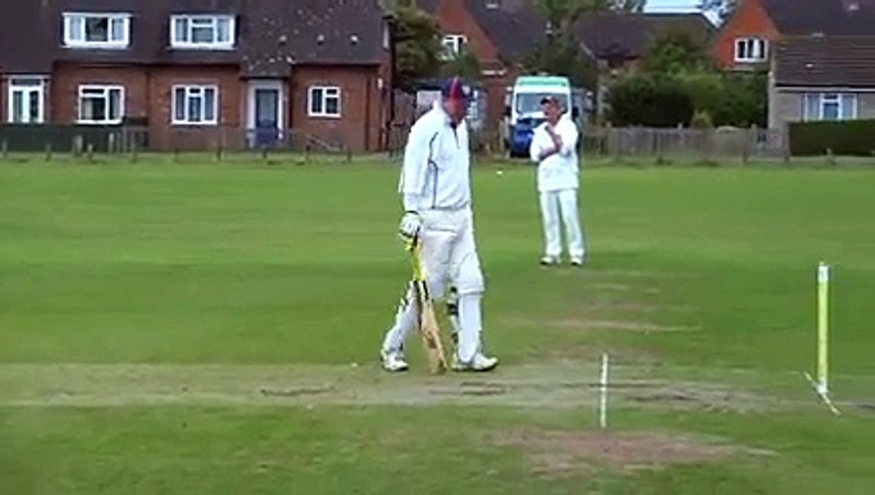 Village cricket fail