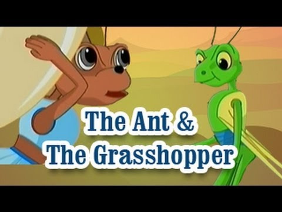 The Ant & The Grasshopper | Panchatantra Tales | English Animated Stories For Kids