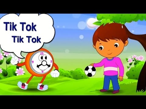 Tik Tok Tik Tok Nursery Rhyme With Lyrics - English Songs For Children