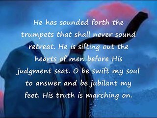 Battle Hymn Of The Republic with Lyrics