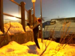 jet de boules de neige