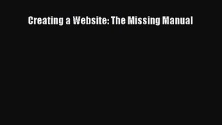 Creating a Website: The Missing Manual [PDF Download] Creating a Website: The Missing Manual#