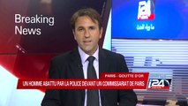 Un homme abattu par la police devant un commissariat de Paris