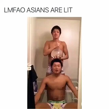 Crazy asian guy