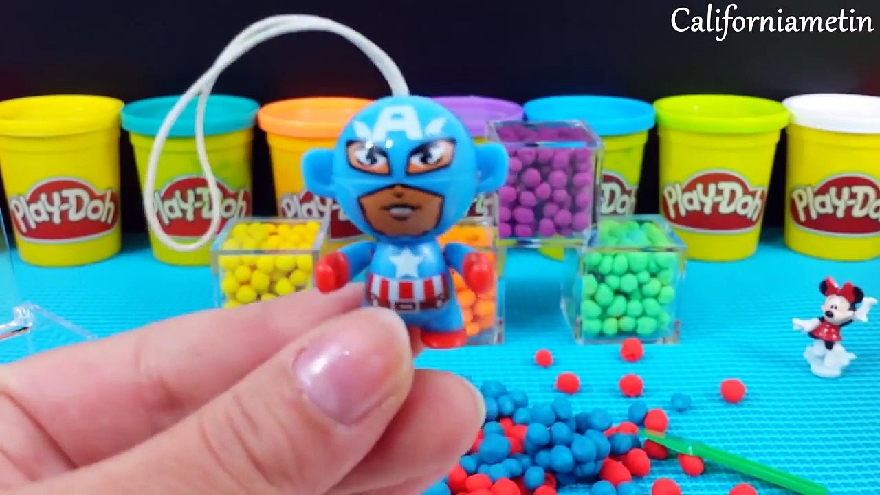 Play Doh Dippin Dots Surprise Minnie Mouse SpongeBob Snow White Captain America Minions