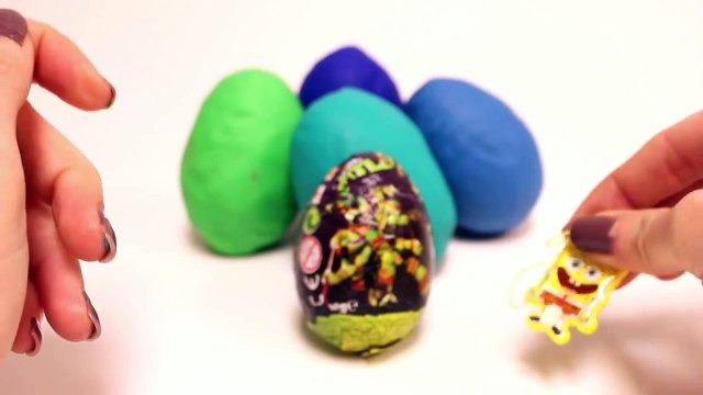 Play-Doh Eggs Ninja turtles Playdough Eggs Angry Birds Surprise Eggs