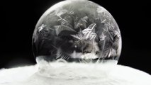 L'étonnante réaction de bulles de savon gelées à -15°