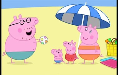 Peppa Pig la plage - Dessin Anime